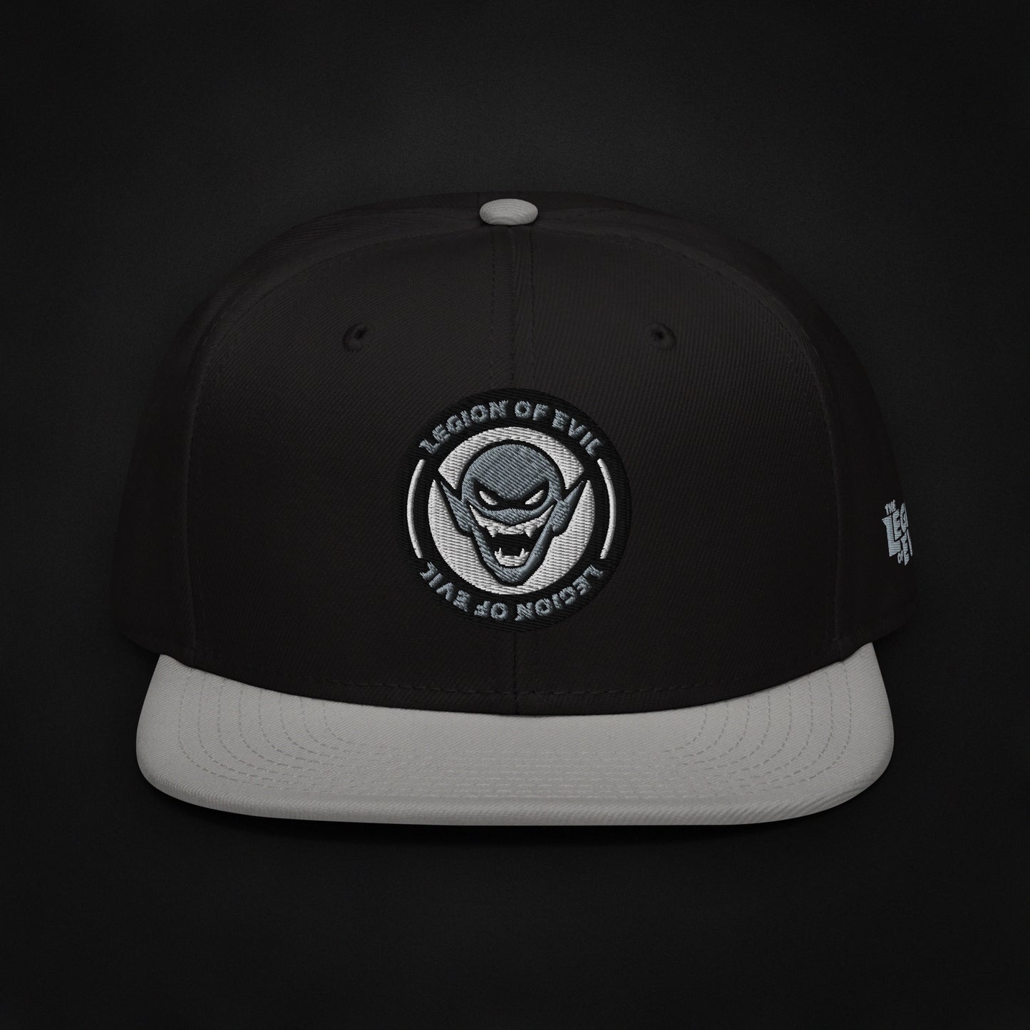 Legion Badge - Embroidered - Snapback Hat (Gray/Black)