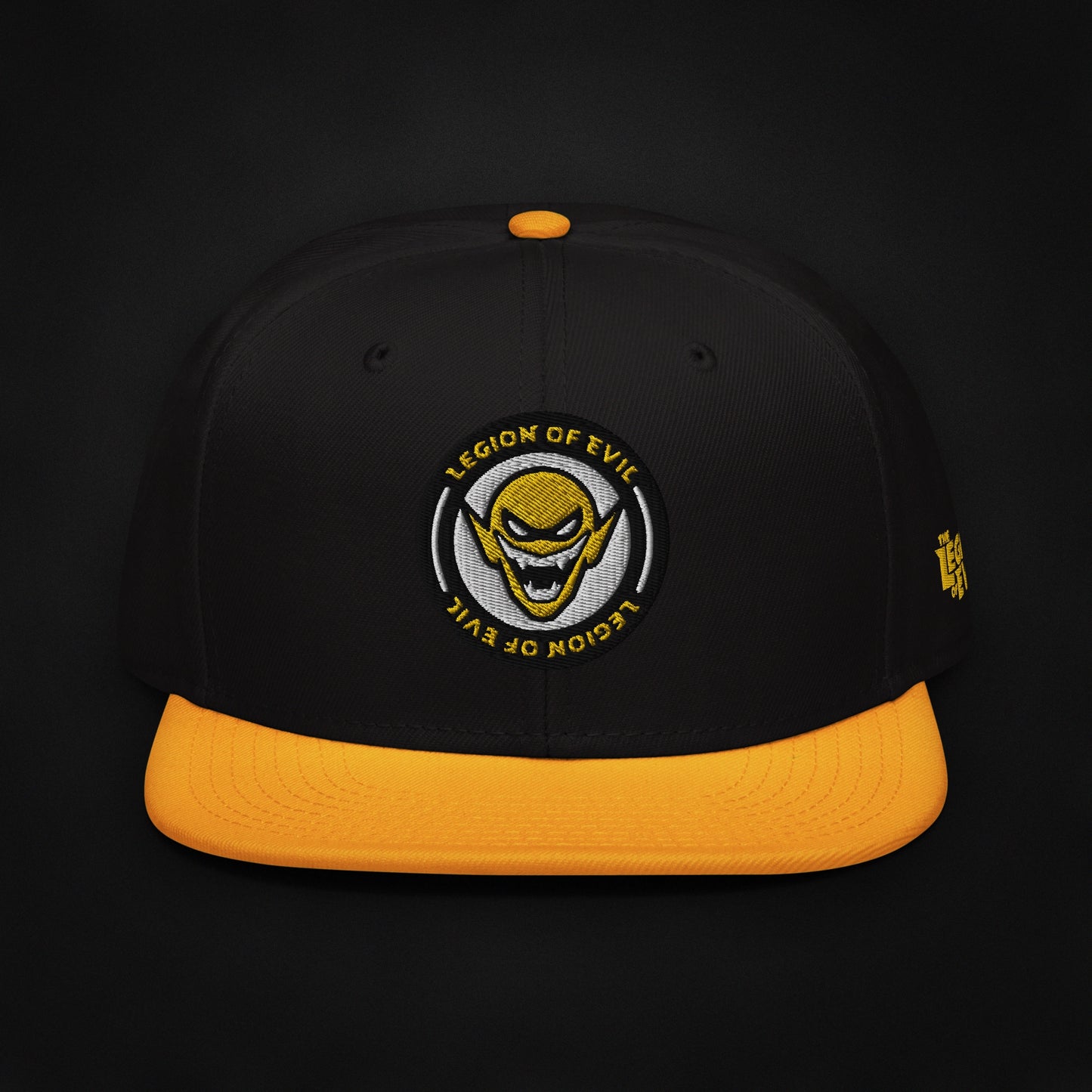 Legion Badge - Embroidered - Snapback Hat (Yellow/Black)