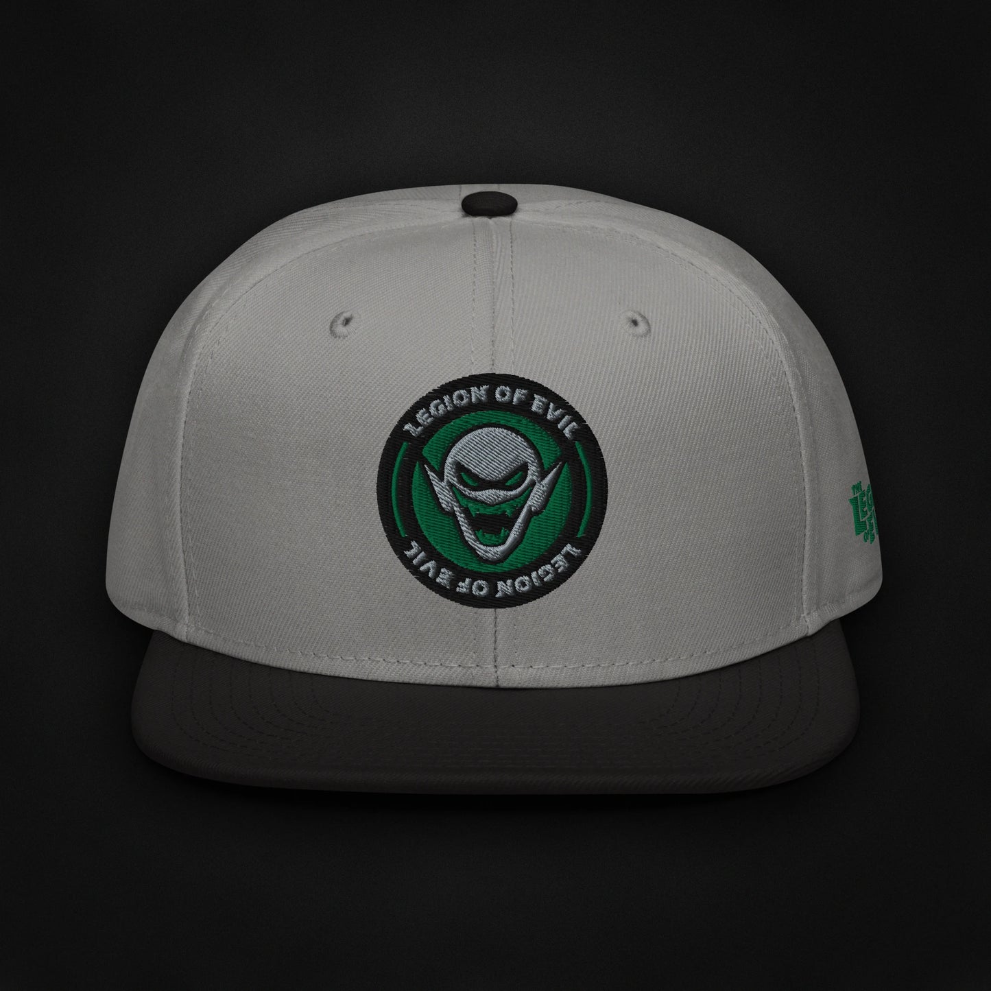 Legion Badge - Embroidered - Snapback Hat (Black/Gray)