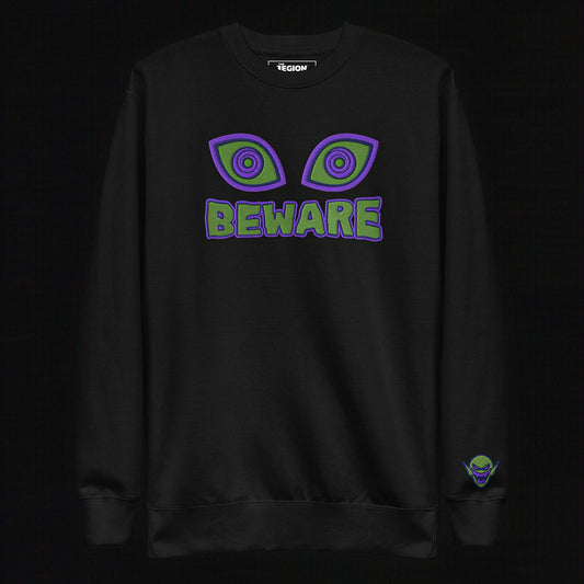 Beware Embroidered (Black)