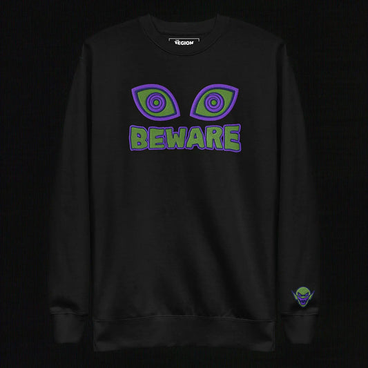 Beware Embroidered (Black) Legion of Evil Store