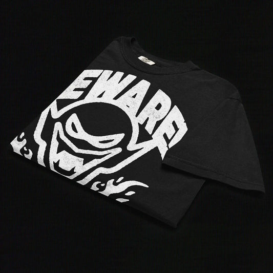 Beware - Unisex garment-dyed heavyweight t-shirt (Black) The Legion of Evil