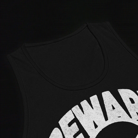 Men's Beware - Tank Top (Black)