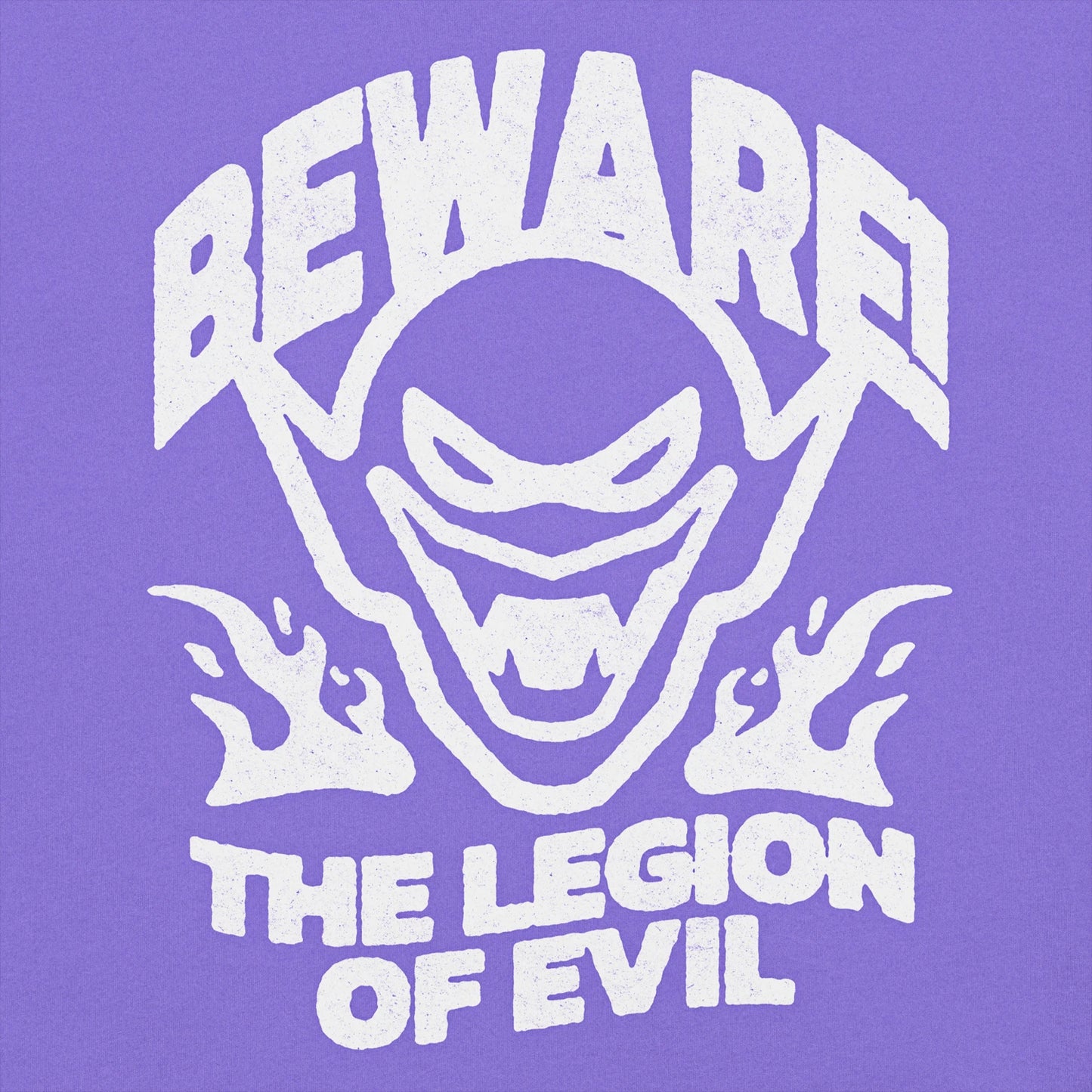 Beware - Unisex garment-dyed heavyweight t-shirt (Violet)
