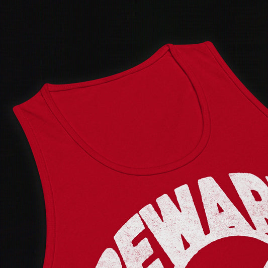 Men's Beware - Tank Top (Red)