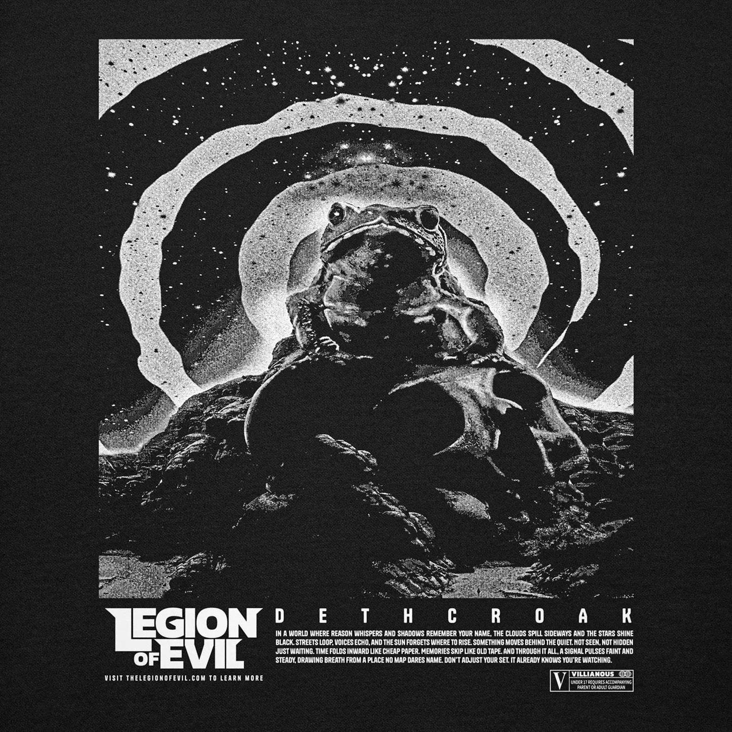 Dethcroak Unisex Premium Sweatshirt (Black) The Legion of Evil
