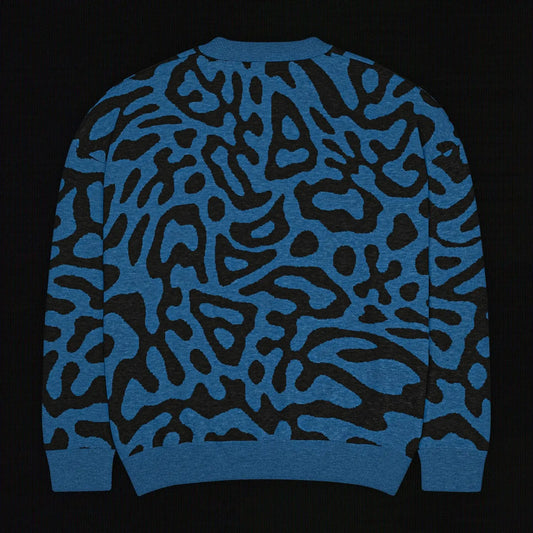 Legion of Evil - Gaffey Relaxed Fit Knit Sweater (Blue) The Legion of Evil