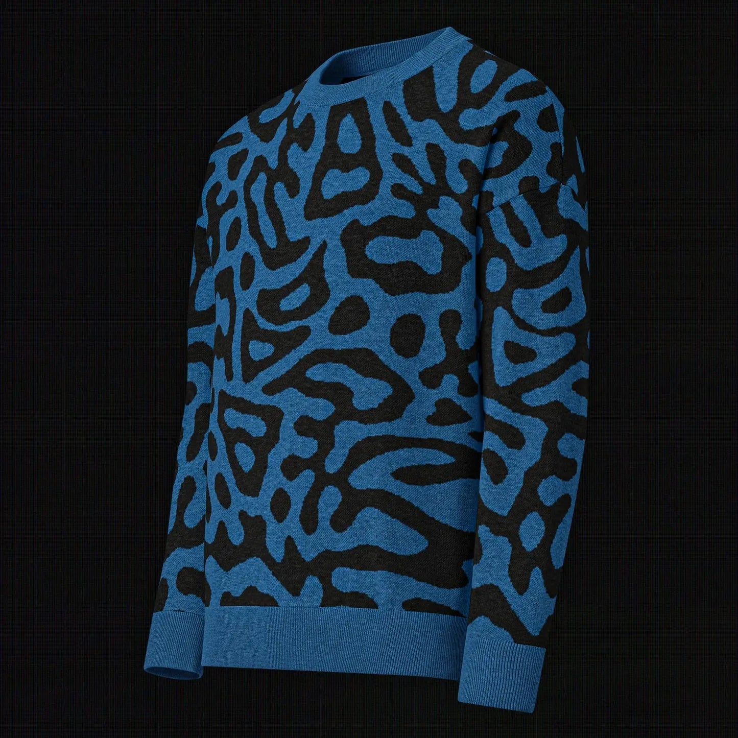 Legion of Evil - Gaffey Relaxed Fit Knit Sweater (Blue) The Legion of Evil