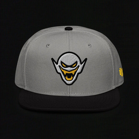 Hench Emblem Embroidery - Black / Gray - Snapback Hat The Legion of Evil