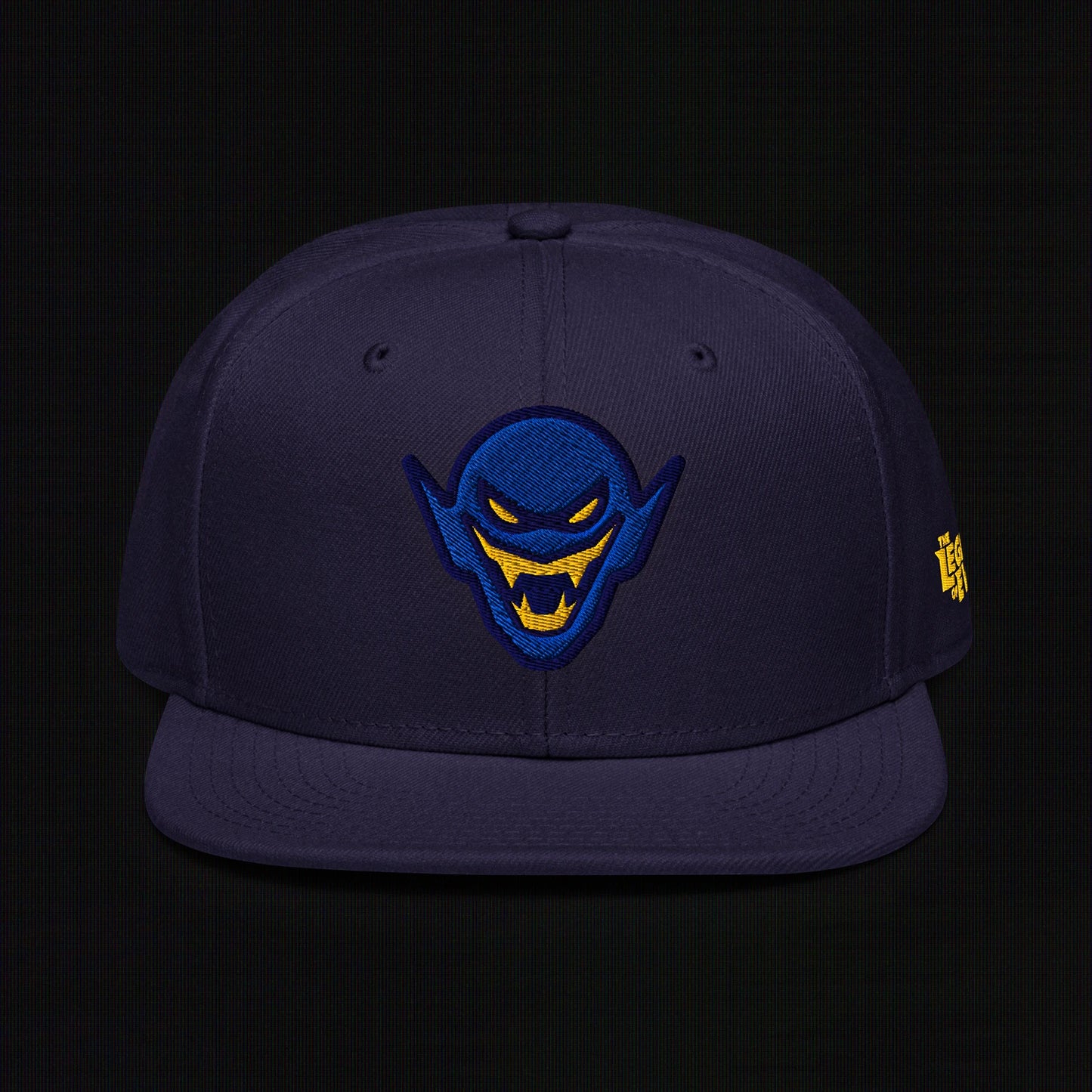Hench Emblem Embroidery - Navy - Snapback Hat