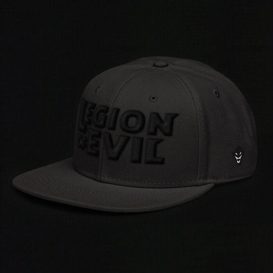 Legion of Evil - 3D Puff - Snapback Hat (Black) The Legion of Evil