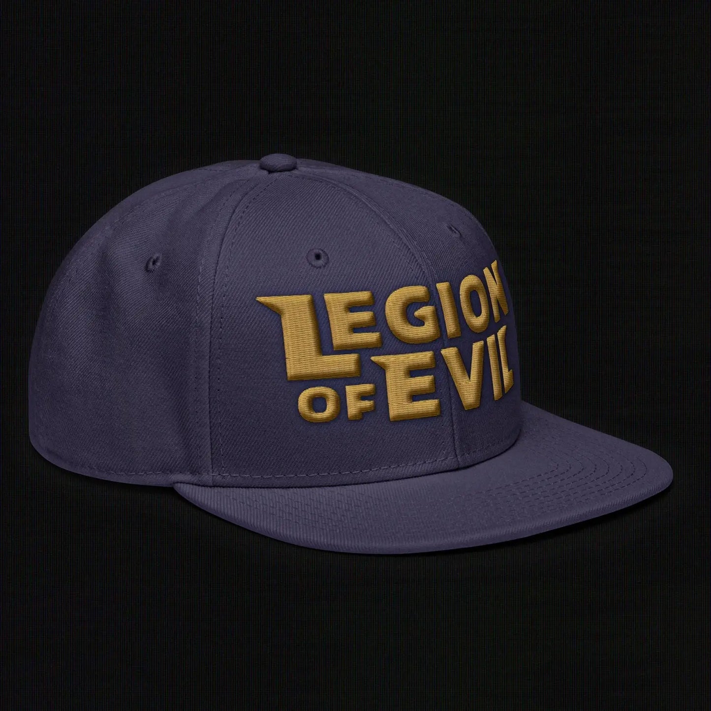 Legion of Evil - 3D Puff - Snapback Hat (Navy Blue) The Legion of Evil