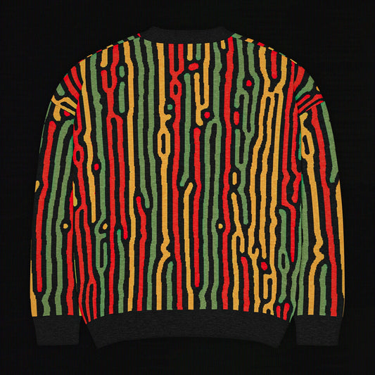 Legion of Evil - Lomita Relaxed Fit Knit Sweater (Red Green)