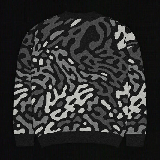 Legion of Evil - Neptune Relaxed Fit Knit Sweater (Monochrome) The Legion of Evil