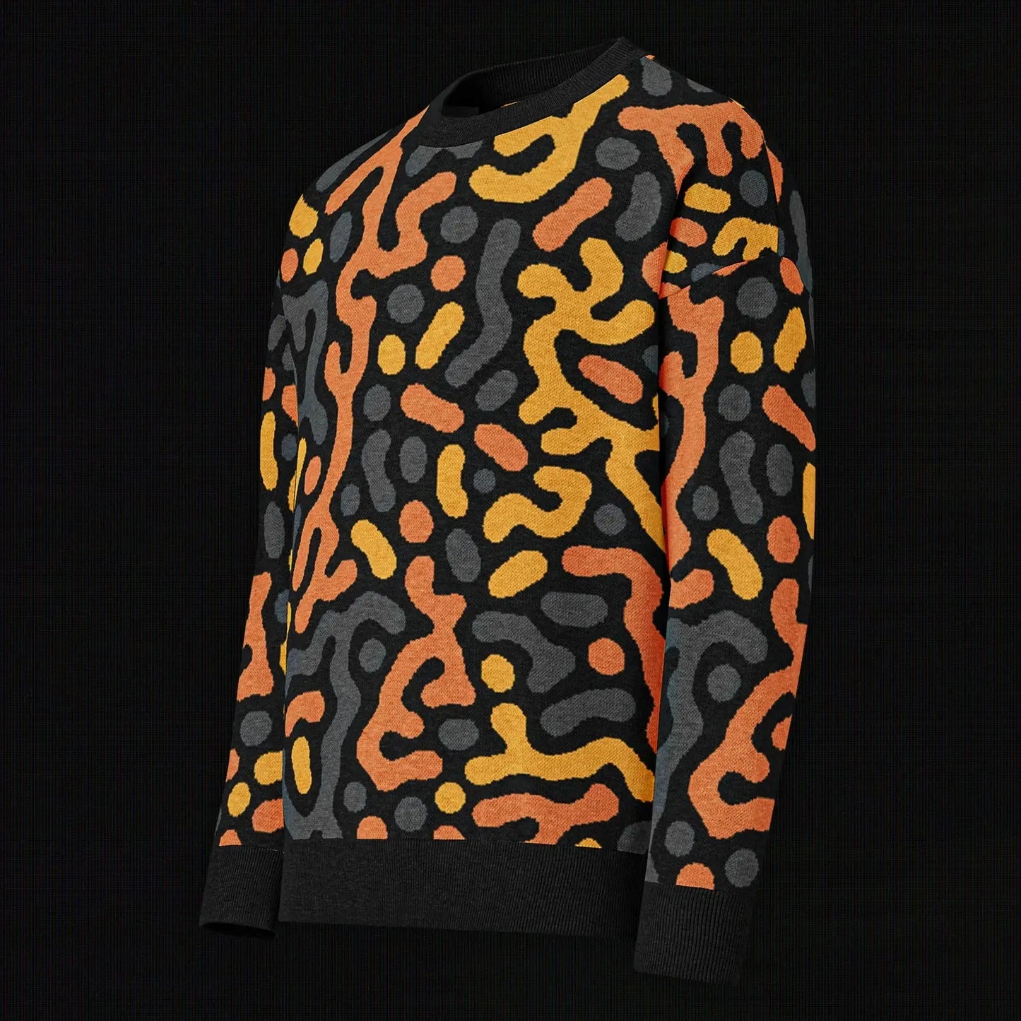 Legion of Evil - New Port Relaxed Fit Knit Sweater (Mustard Orange) The Legion of Evil
