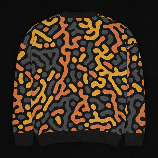Legion of Evil - New Port Relaxed Fit Knit Sweater (Mustard Orange) The Legion of Evil