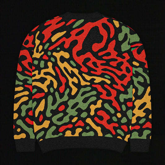 Legion of Evil - Neptune Relaxed Fit Knit Sweater (Red Green) The Legion of Evil