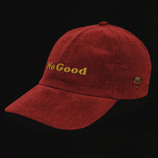 No Good Embroidered -The Legion of Evil - Vintage corduroy cap The Legion of Evil