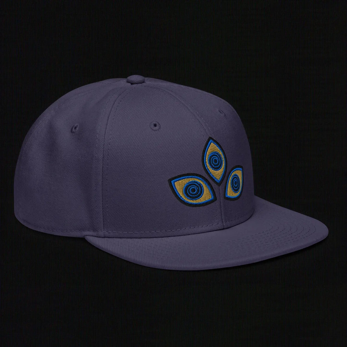 Triclops - Flat Embroidery - Snapback Hat (Navy) The Legion of Evil
