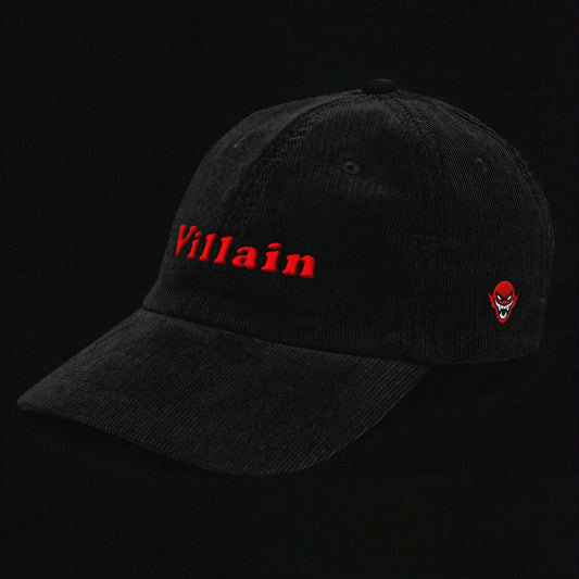Villain Embroidered - The Legion of Evil - Vintage corduroy cap The Legion of Evil