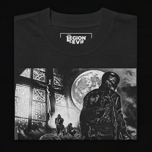 Bullet Hell Oversized Tee (White)