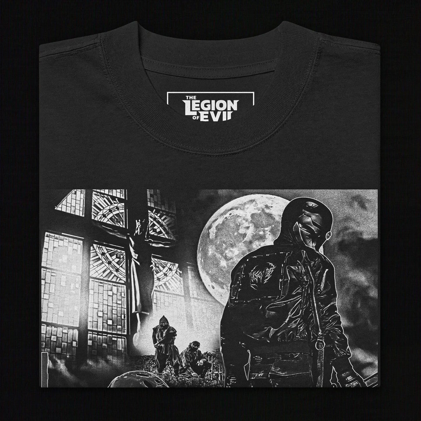 Bullet Hell Oversized Tee (White) The Legion of Evil