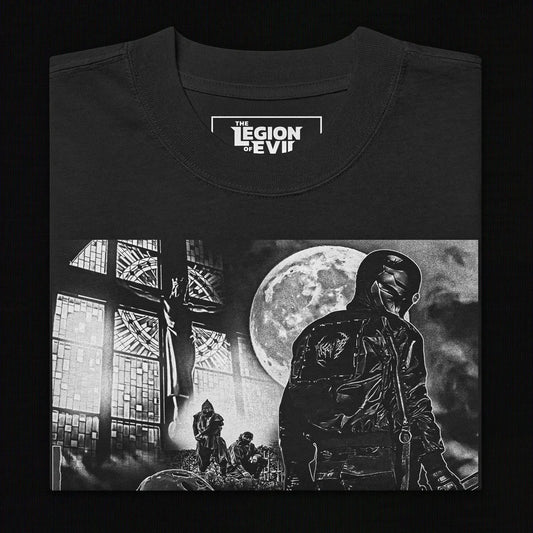 Bullet Hell Oversized Tee (White) The Legion of Evil