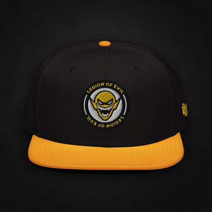 Legion Badge - Embroidered - Snapback Hat (Yellow/Black)