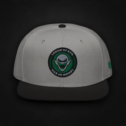 Legion Badge - Embroidered - Snapback Hat (Black/Gray)