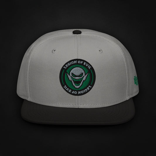 Legion Badge - Embroidered - Snapback Hat (Black/Gray)