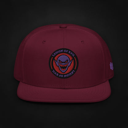 Legion Badge - Embroidered - Snapback Hat (Maroon)