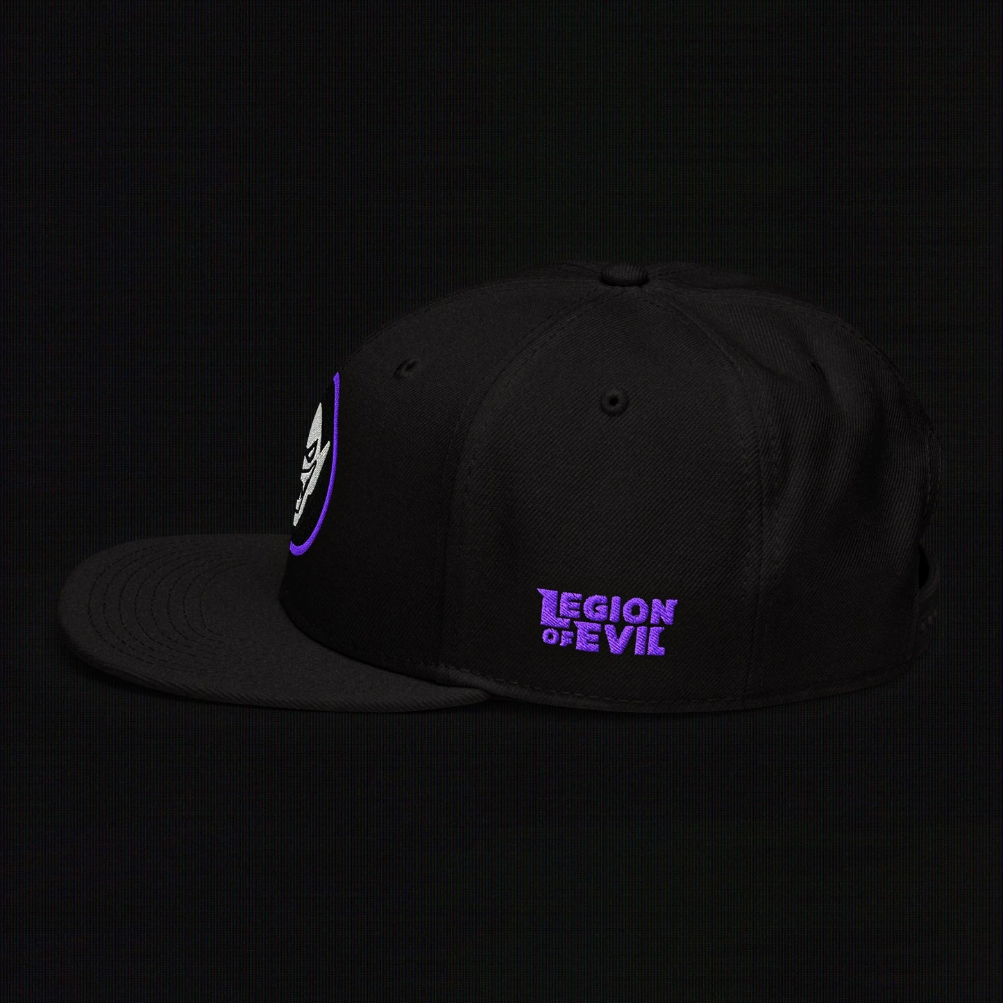 Minimal Badge Embroidery (Purple)