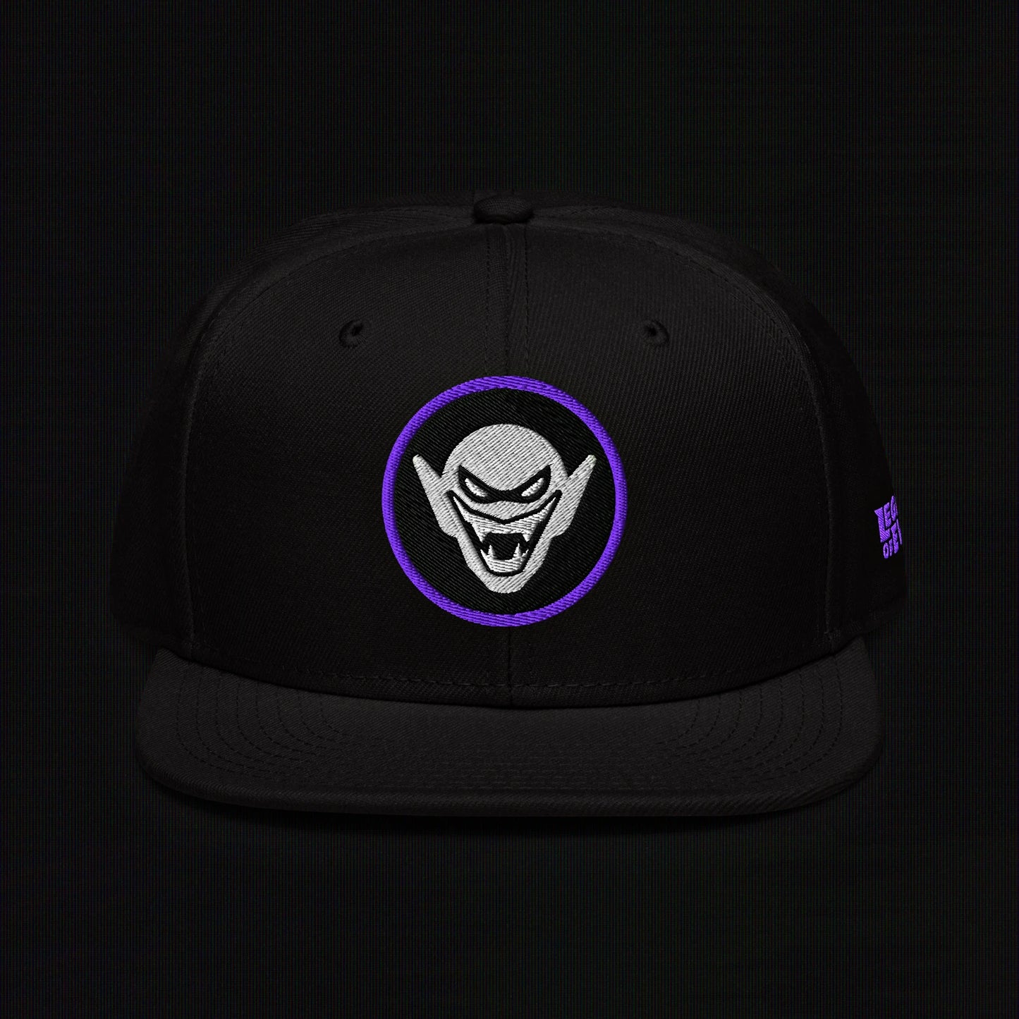 Minimal Badge Embroidery (Purple)