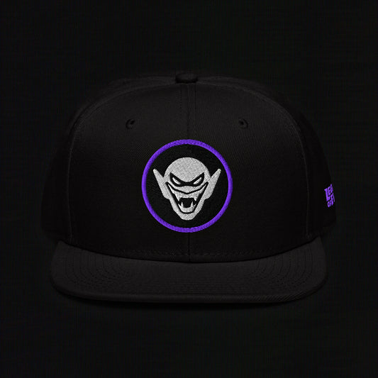 Minimal Badge Embroidery (Purple)
