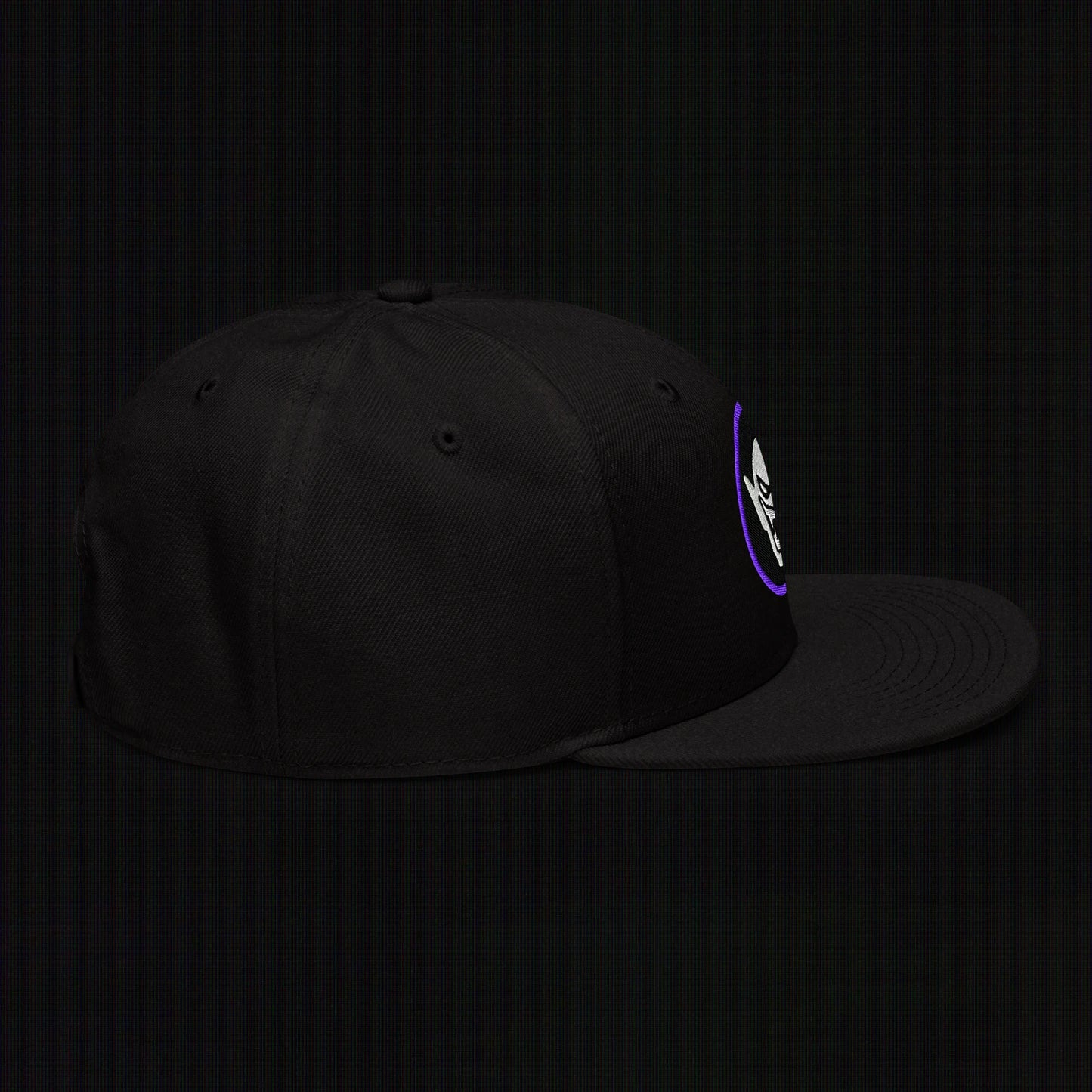 Minimal Badge Embroidery (Purple)