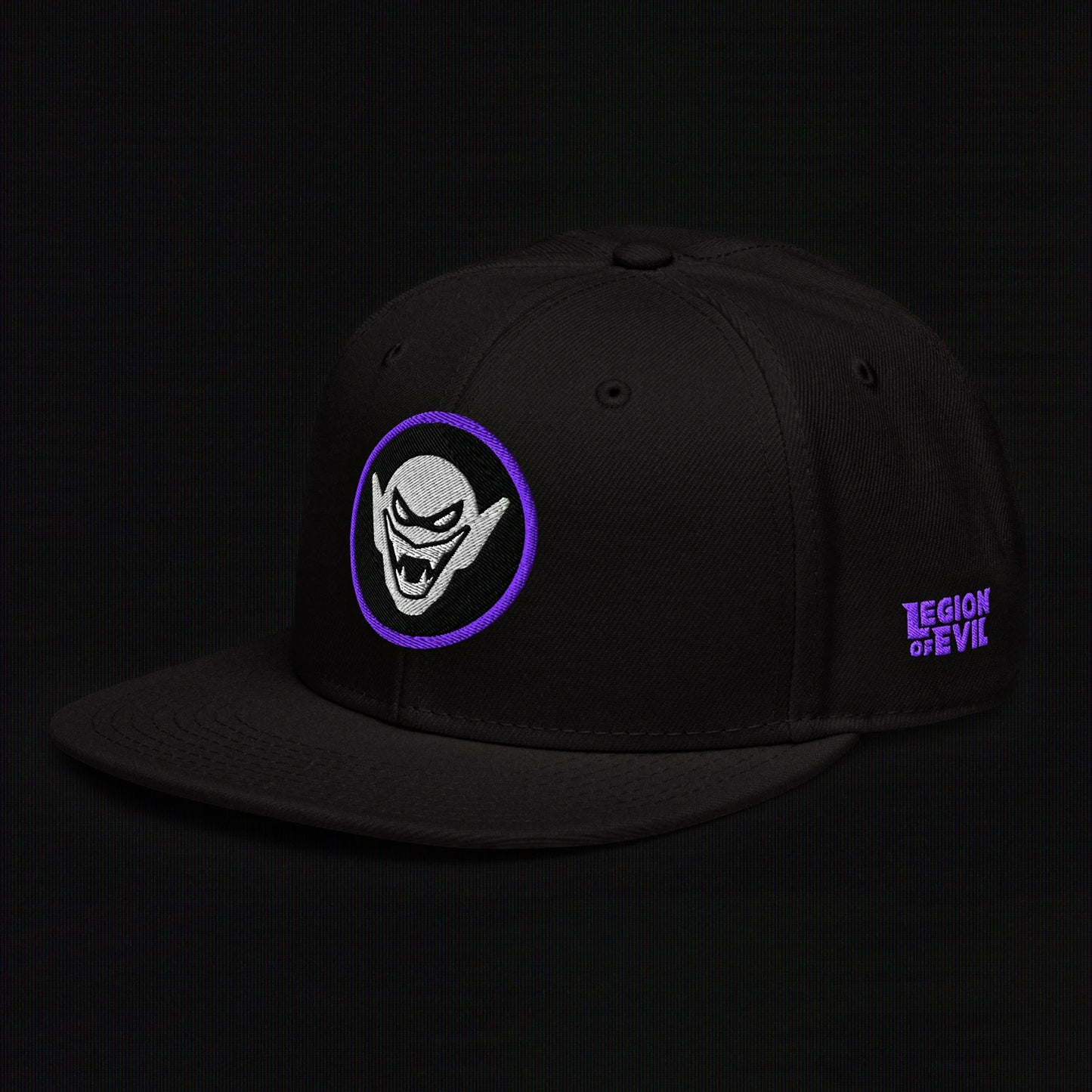 Minimal Badge Embroidery (Purple)