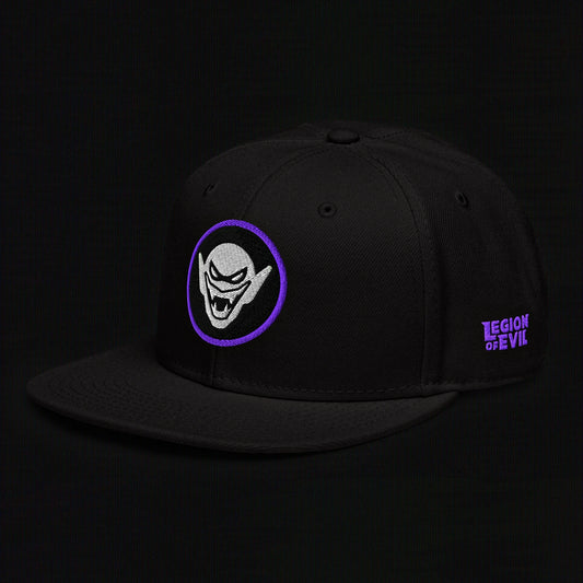 Minimal Badge Embroidery (Purple)