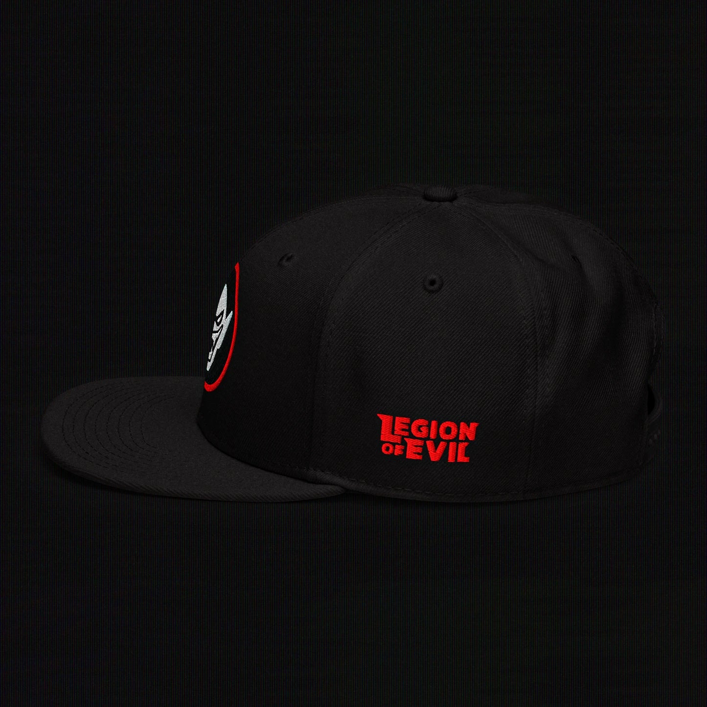 Minimal Badge Embroidery (Red)
