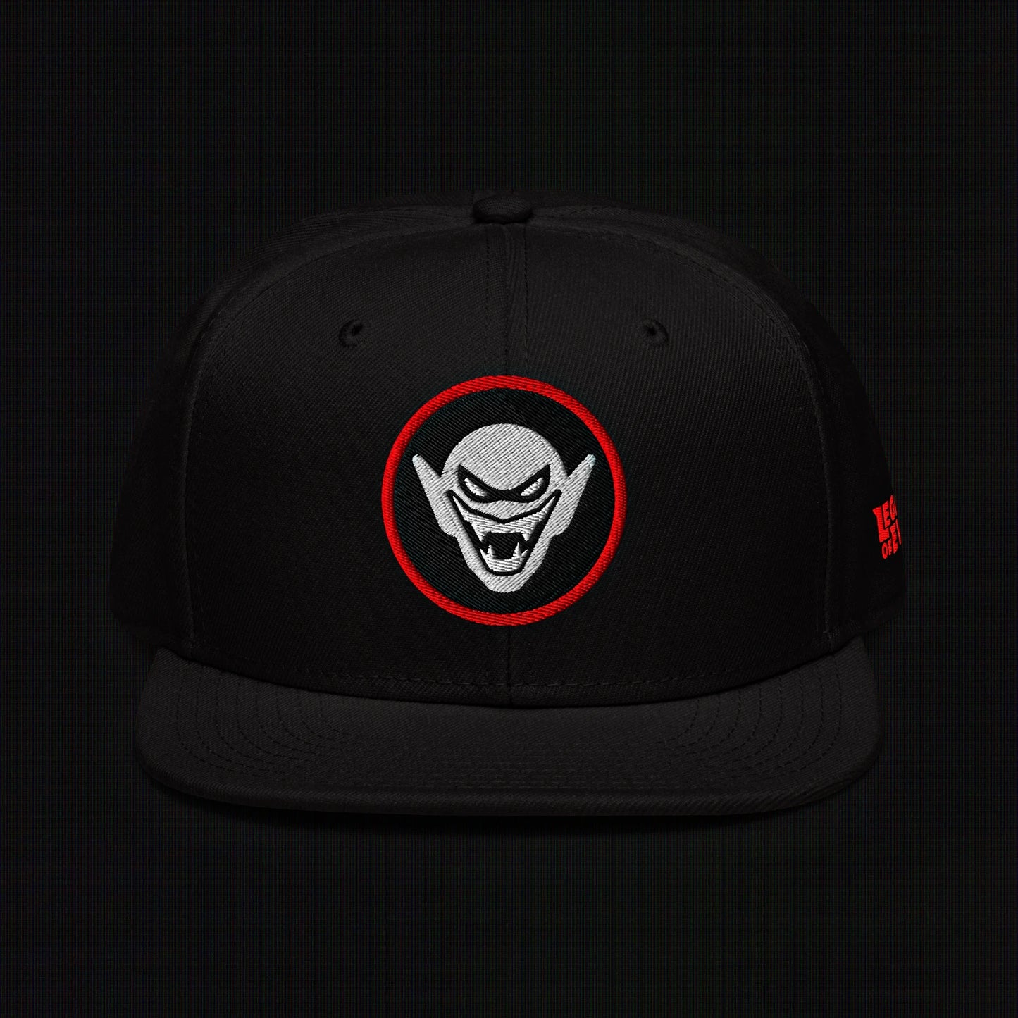 Minimal Badge Embroidery (Red)