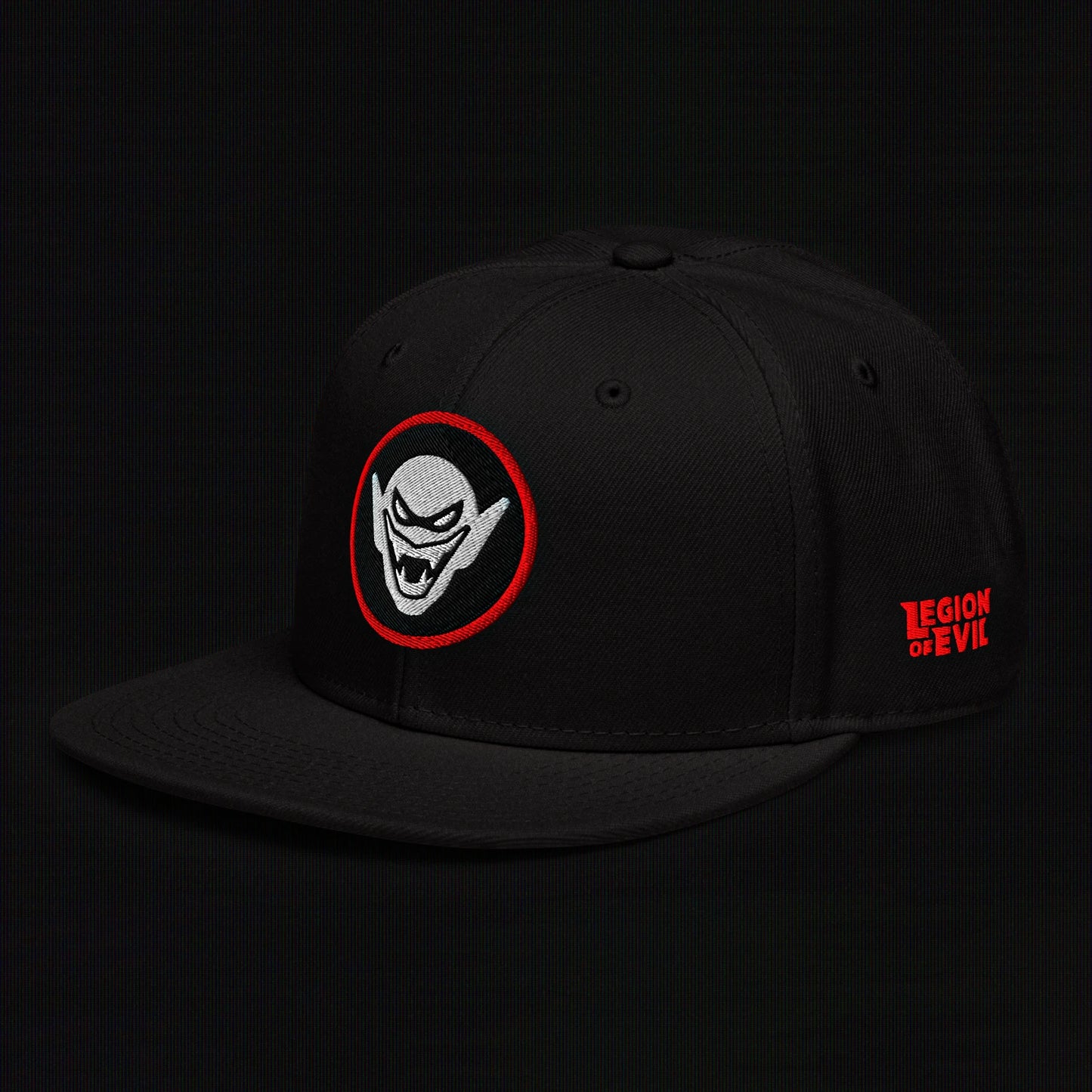 Minimal Badge Embroidery (Red)