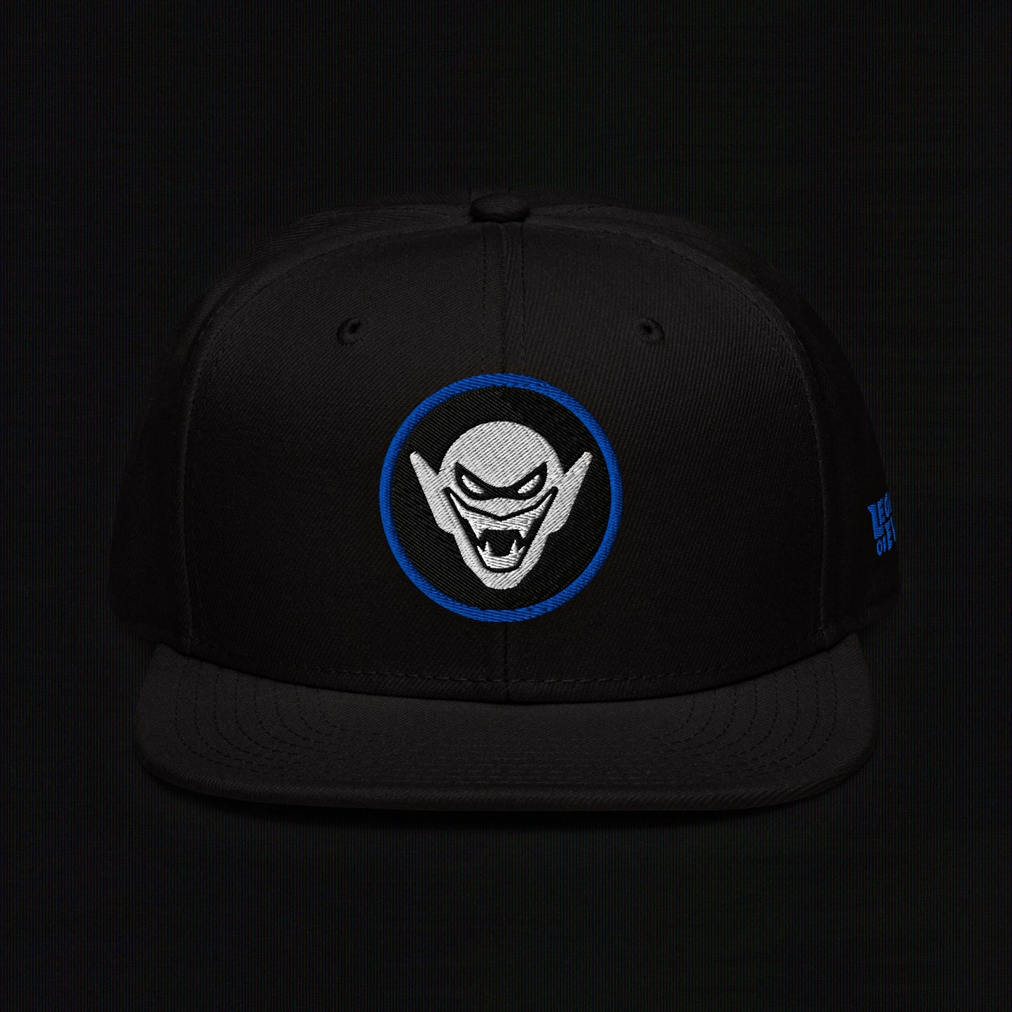 Minimal Badge Embroidery (Blue)