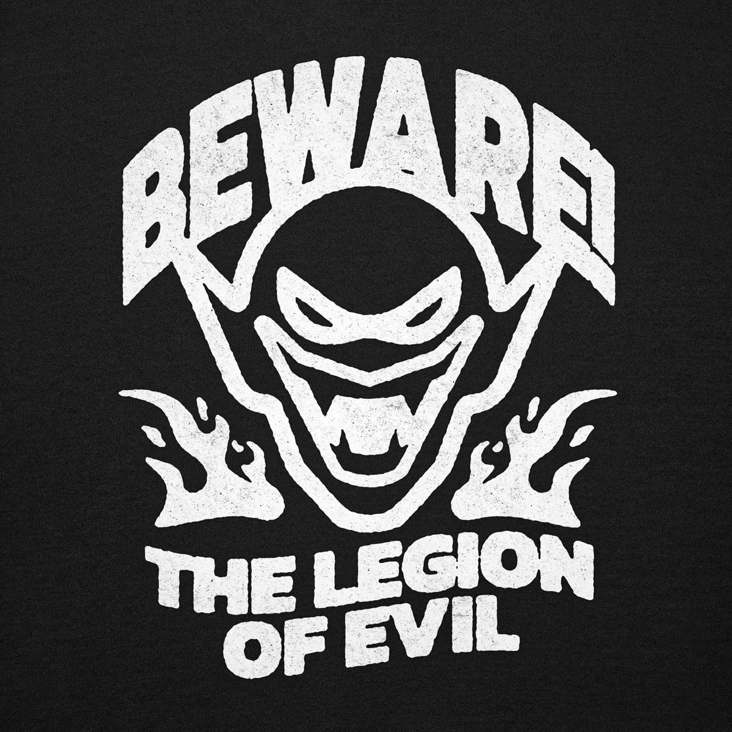 Beware - Unisex Premium Sweatshirt (Black) The Legion of Evil