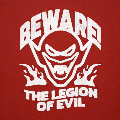 Beware - Unisex Premium Sweatshirt (Cardinal) The Legion of Evil