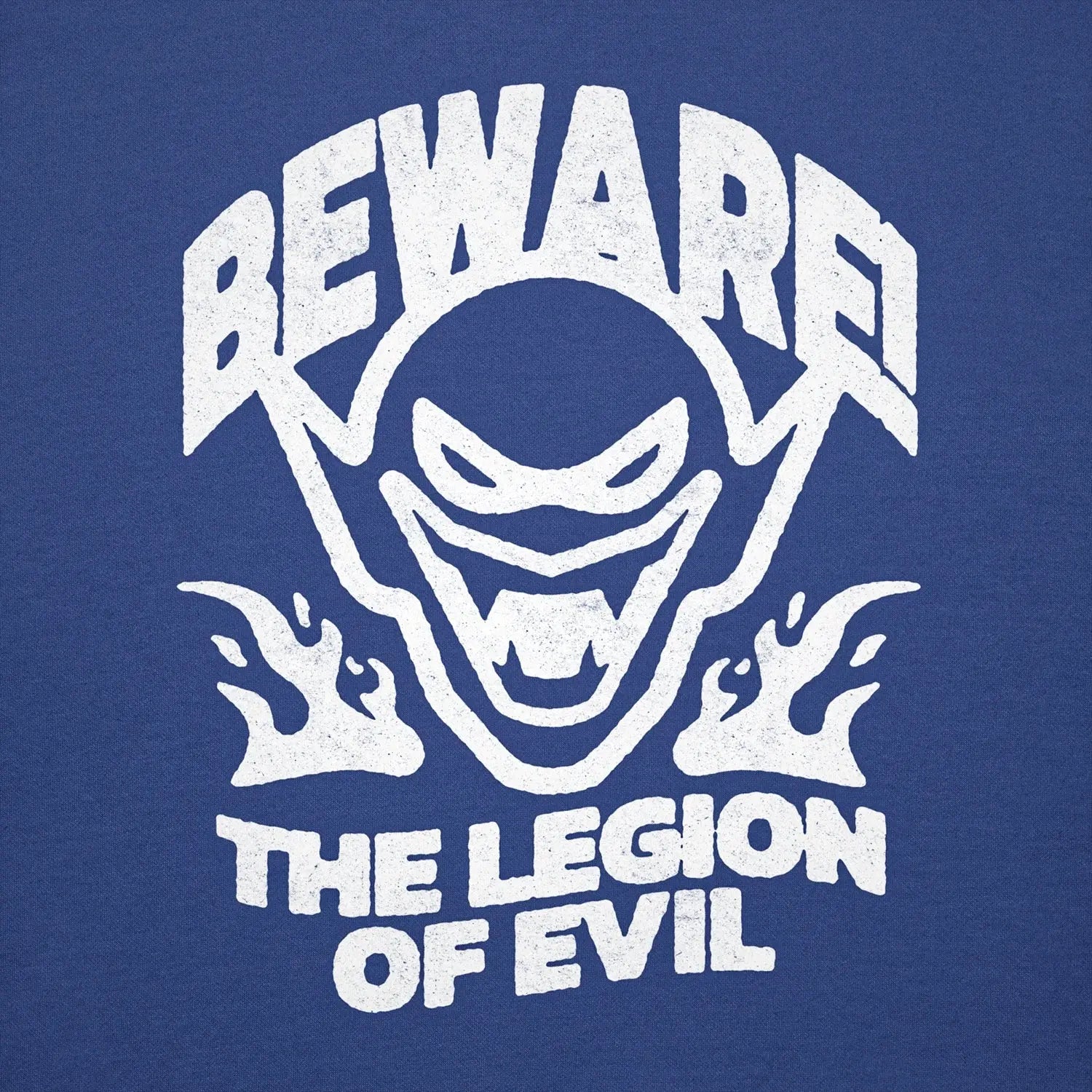 Beware - Unisex Premium Sweatshirt (True Royal) The Legion of Evil