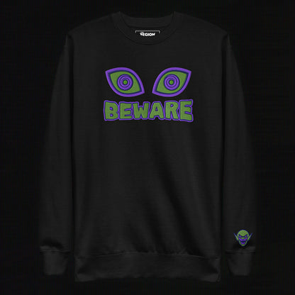 Beware Embroidered (Black)