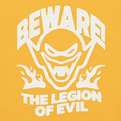 Beware - Unisex garment-dyed heavyweight t-shirt (Mustard)