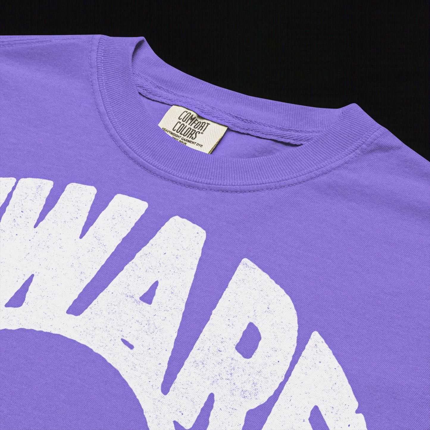 Beware - Unisex garment-dyed heavyweight t-shirt (Violet)