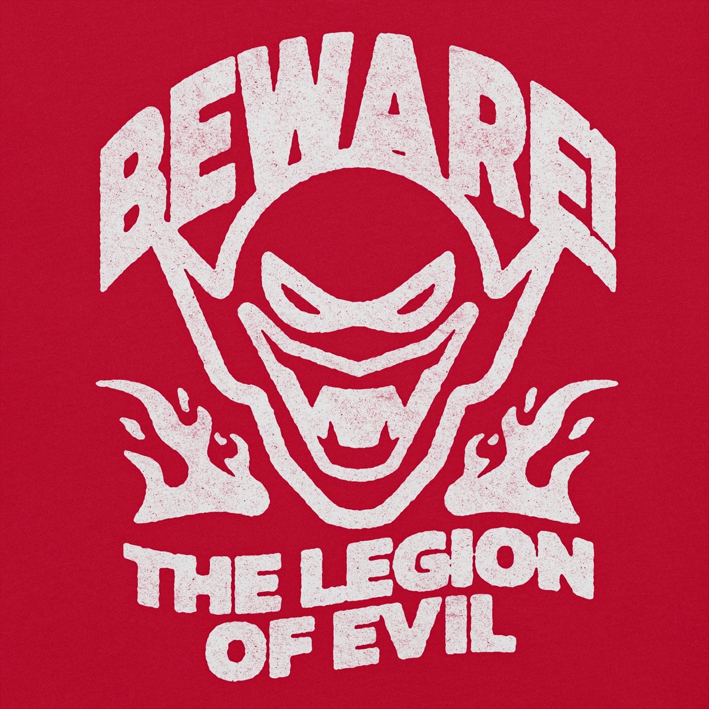 Beware - Unisex garment-dyed heavyweight t-shirt (Red)