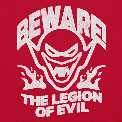 Beware - Unisex garment-dyed heavyweight t-shirt (Red)