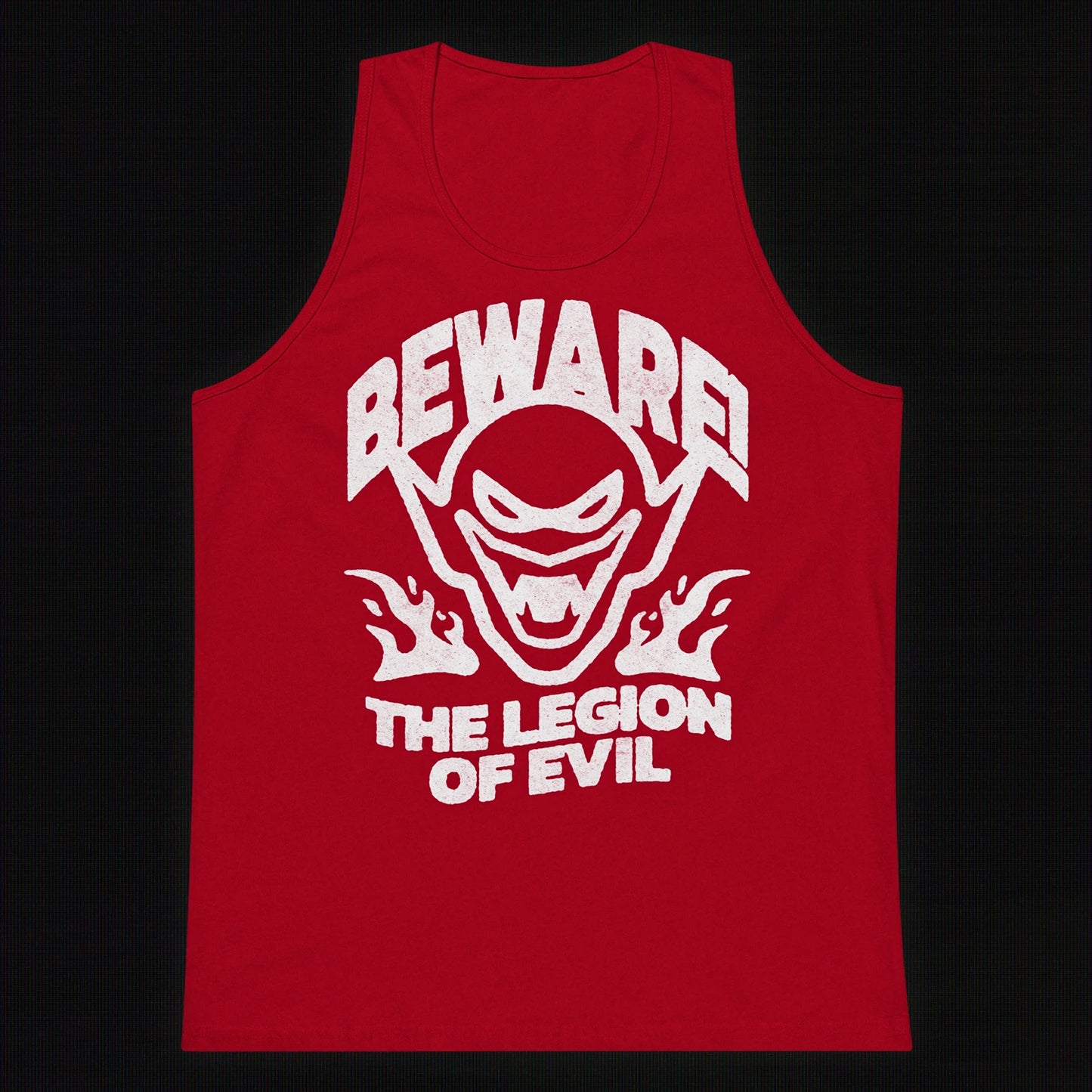 Men's Beware - Tank Top (Red)